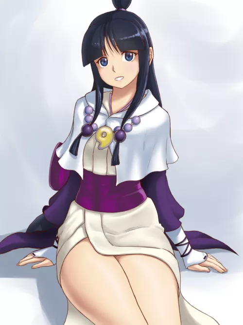 Maya Fey's luscious thighs by Henthigh_Senpai