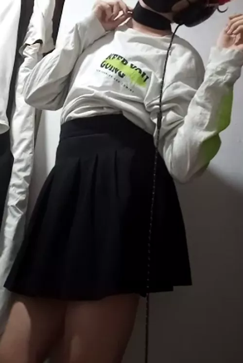 maybe I'm wearing my skirt a bit high 😳 by ChrisTheFemboy