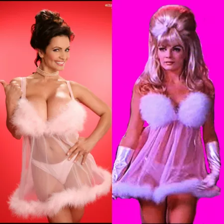 Maybe it's just me but Denise Milani is one of the lost Fembots from Austin Powers by AirMonkey1397