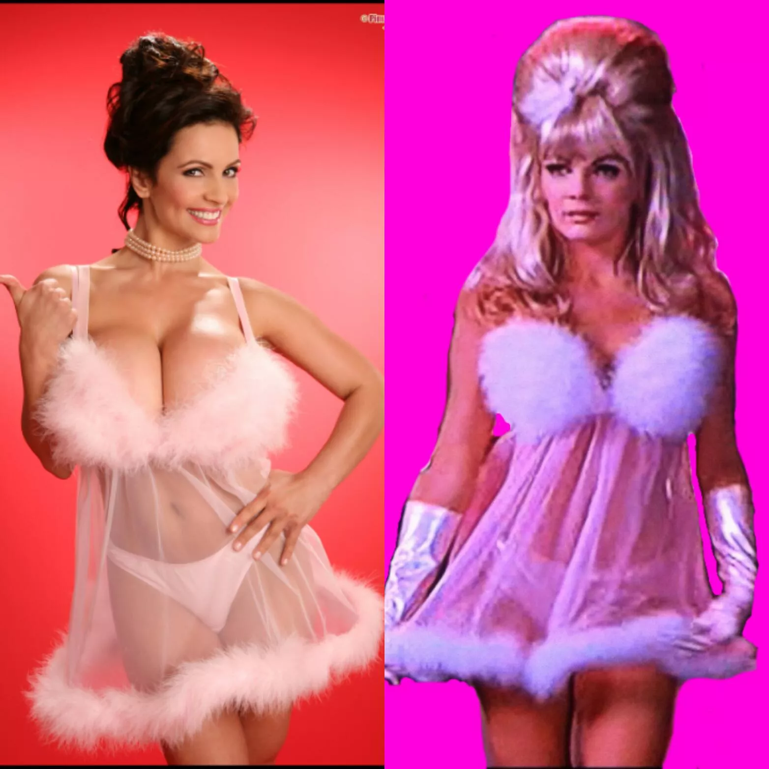 Maybe it's just me but Denise Milani is one of the lost Fembots from Austin Powers posted by AirMonkey1397