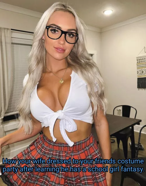 Maybe she will fufill his fantasies by betacuck3