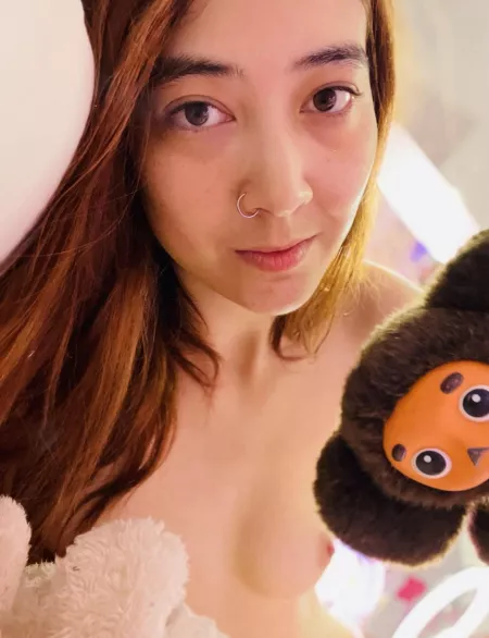 Me and cheburashka chilling. Anyone want to cum over ? by theholyromanempire42