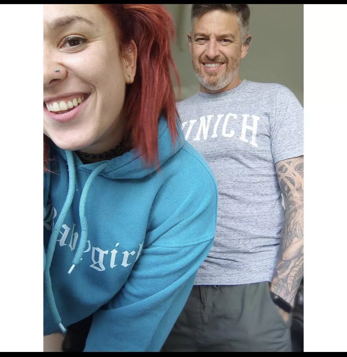 Me and daddy🥰🥰 one of my favourite pictures. Plus the Babygirl hoodie he got for me, meep. posted by Bozsuicide