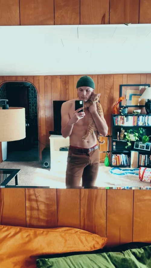 Me and my kitty :) by BoyVenusK