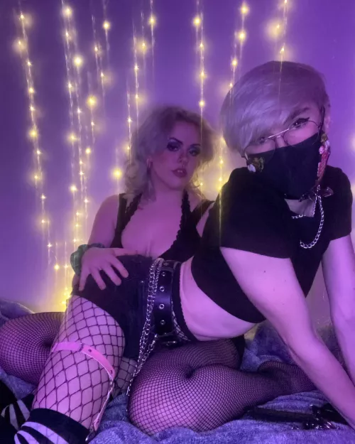 Me and my partner :3 by EchoFemboy