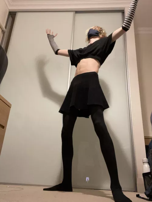 Me celebrating not having to listen to Christmas carols anymore by AIushy