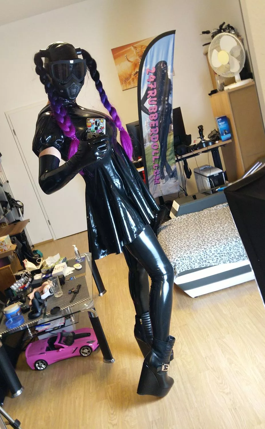 Me in full rubber posted by Jessi2021