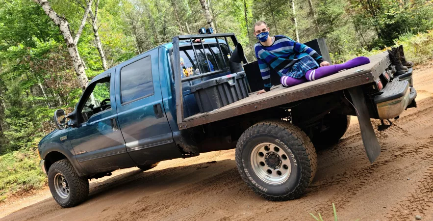 Me just trying to be cute with my baby 1/2 🥰 by Hot_Conclusion_381