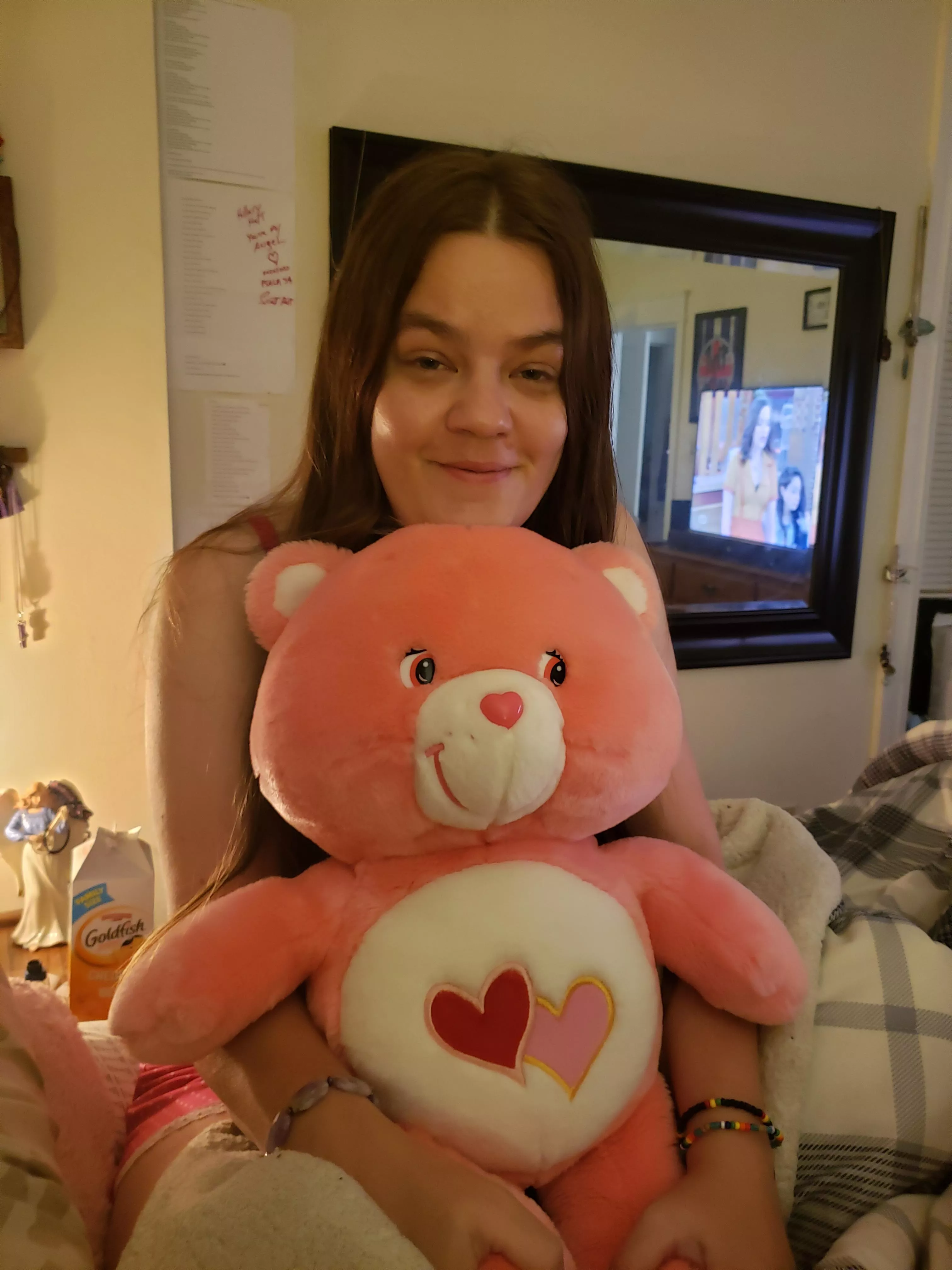 Me & Love-a-lot bear 🐻 posted by Constant_Butterfly54