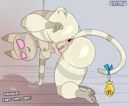 Me Mow getting her revenge on a Jake buttplug (SomeScrub) by alius_siete