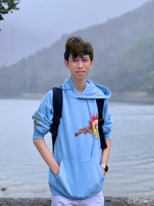 Me on a hike a while ago (My hair is a mess lol) by SomeTourist5991