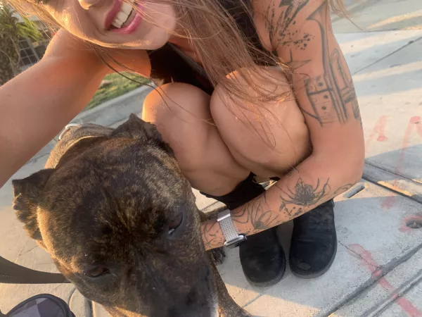 Me posing with my muse :p by planethaley