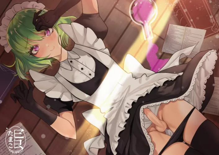 me surprising you in your lab by yawn-kun