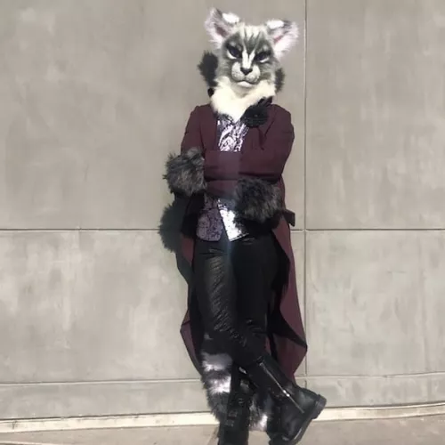 Me. TFF 2019. Seems like a million cat years ago. by YarnsTheCat