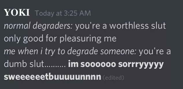 me tryna be a hard dom posted by yoko_kurama999