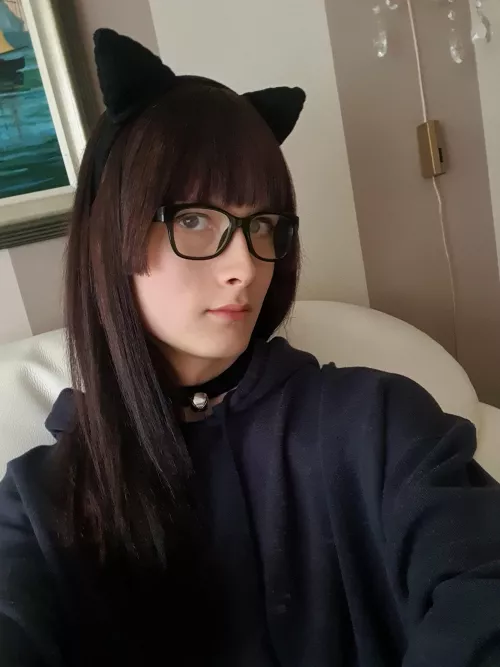 me with cat ears💞 by transgender21yo