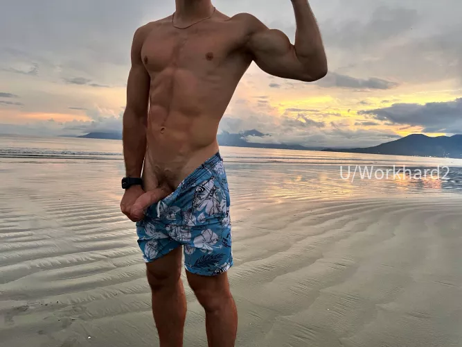 Meanwhile at the Beach! 😜 by WorkHard2