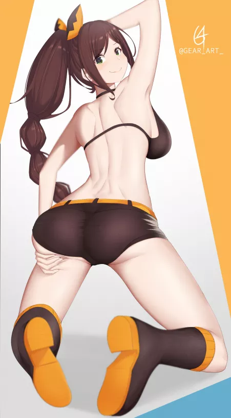 meanwhile... Shaula's huge Ass lift by Ger0_Gear