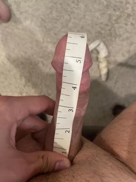Measuring my average 6 inch cock by HughGinvaini