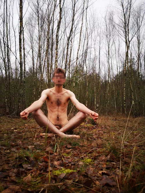 Meditating in the cold is hard by Water_birdy