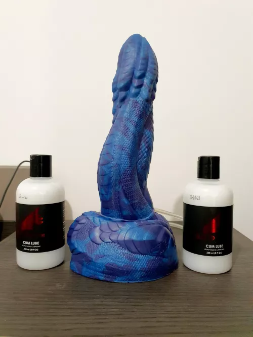 Meet my new friend 🥰 Orochi, size L, firmness M, Blue omen. After many years hesitate bying a BD, I finally did it! And OMG! THIS IS GOOD!!!!🤤 by Sim_on_cb