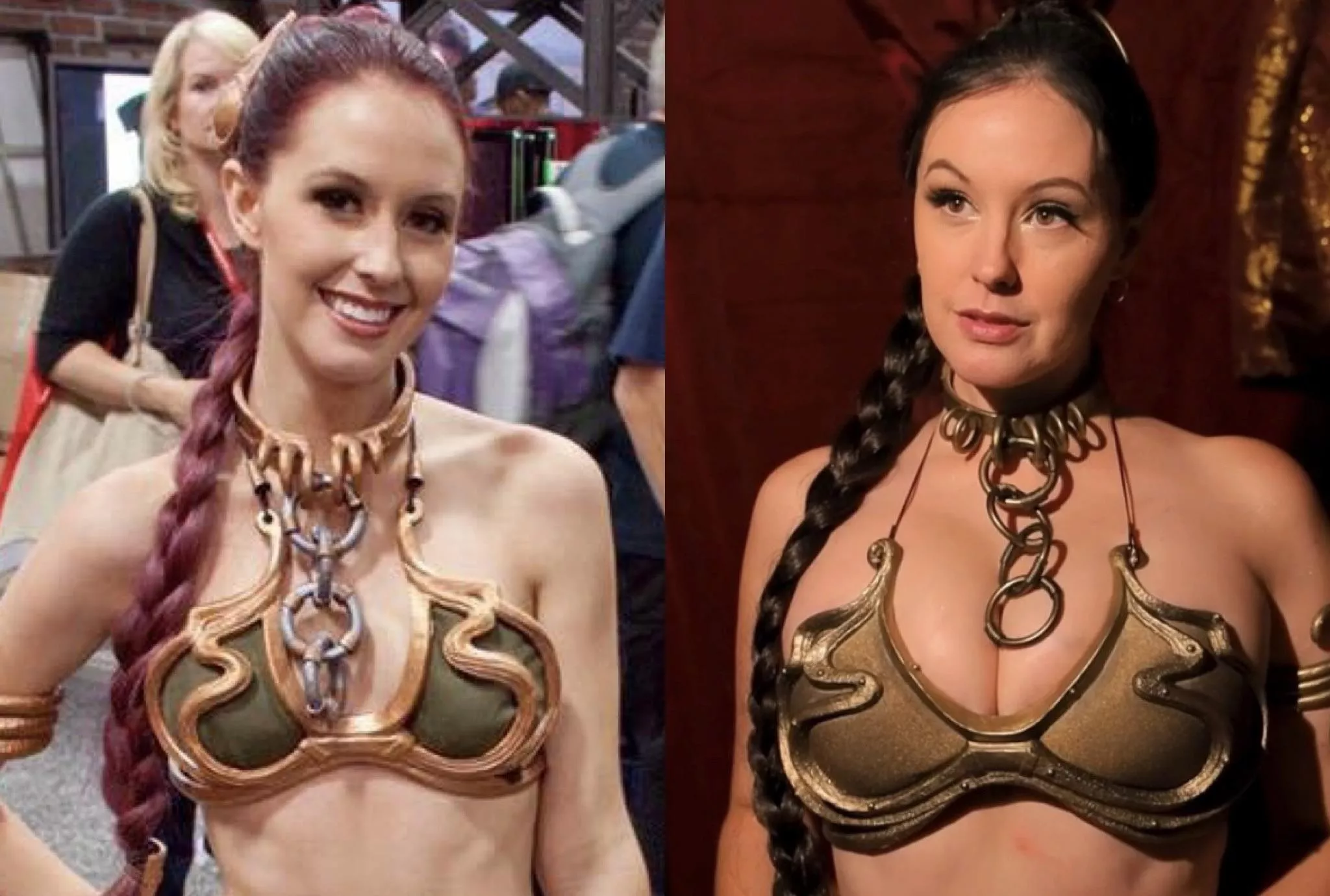 Meg Turney as Slave Leia posted by TheAquaTard