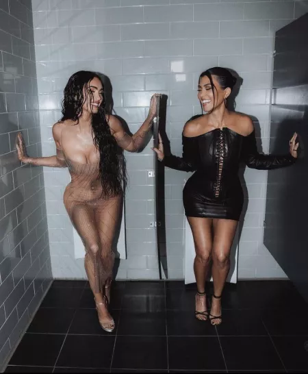 Megan Fox and Kourtney Kardashian by xxtmoney619xx