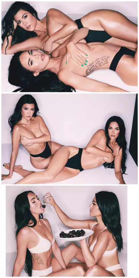 Megan Fox & Kourtney Kardashian by weridebytrains