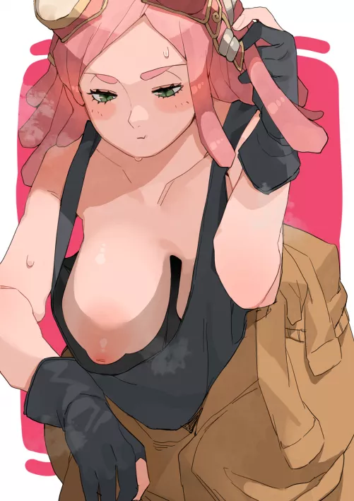 Mei's Boobs very visible in loose shirt (Makingtawawa) [My Hero Academia] by Draknalor