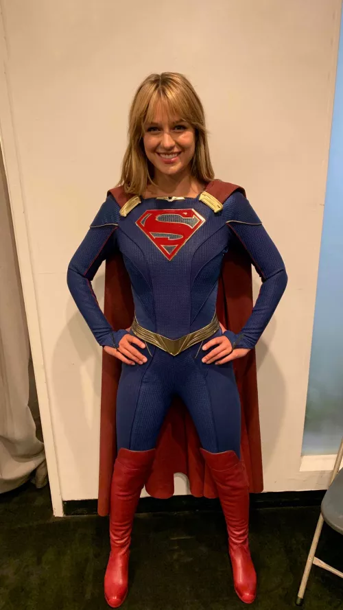 Melissa Benoist dressed as supergirl gets me so horny by wtsr5991
