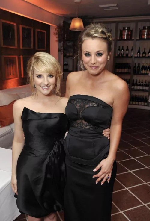 Melissa Rauch and Kaley Cuoco by _9977_