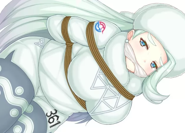 Melony after Gordie took over the gym by GaggedOtaku