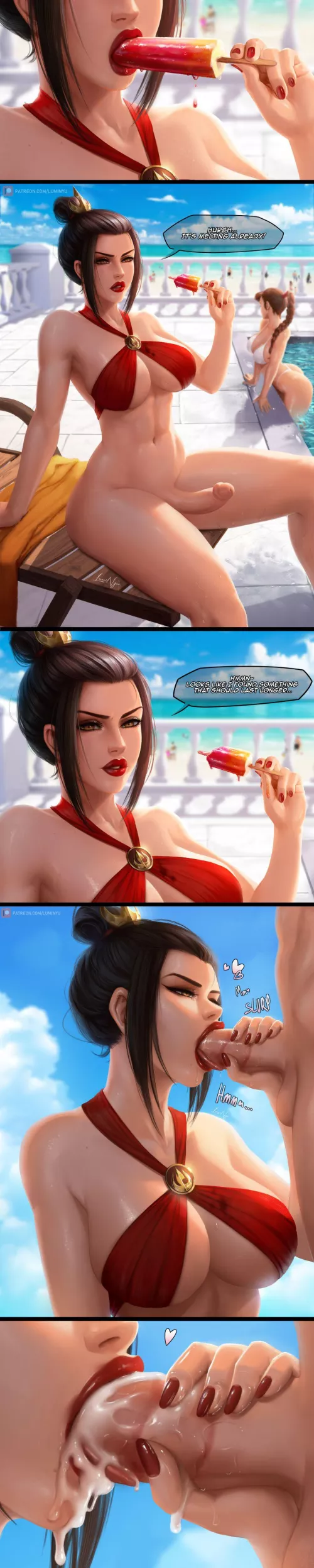 Melted popsicle?. No problem. (Luminyu) by FranKiDestroyer