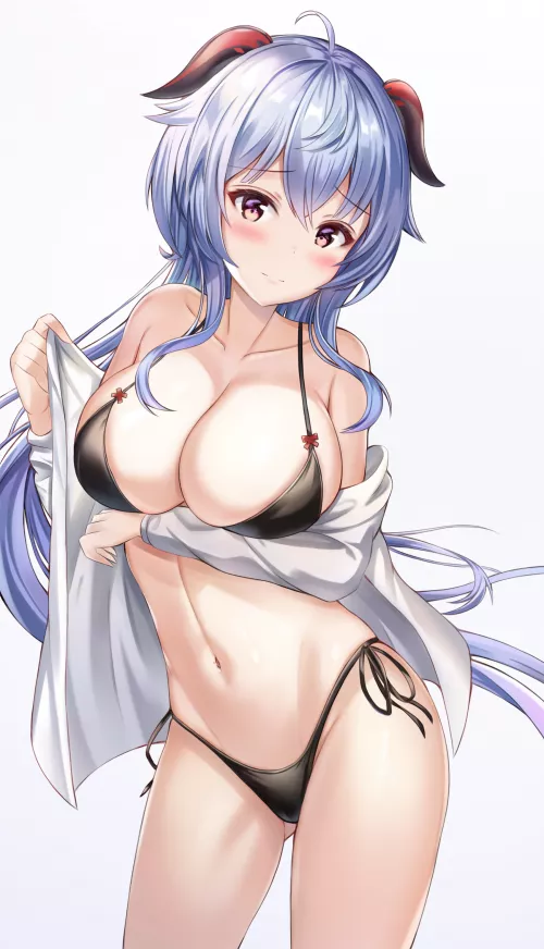 Men Like Goats, Right? (Ganyu, Genshin Impact) by Ras_Elclare