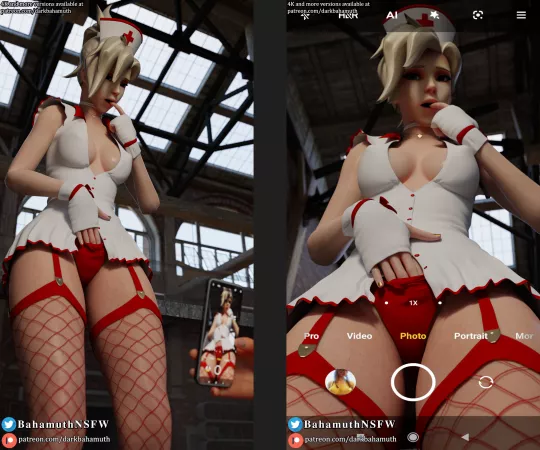 Mercy likes being recorded (BahamuthNSFW) by Darkbahamuth