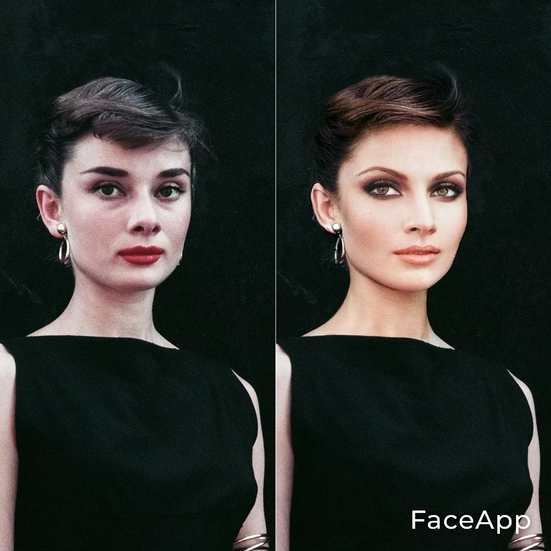 Merging Audrey Hepburn and Denise Milani's face posted by IllDrop2
