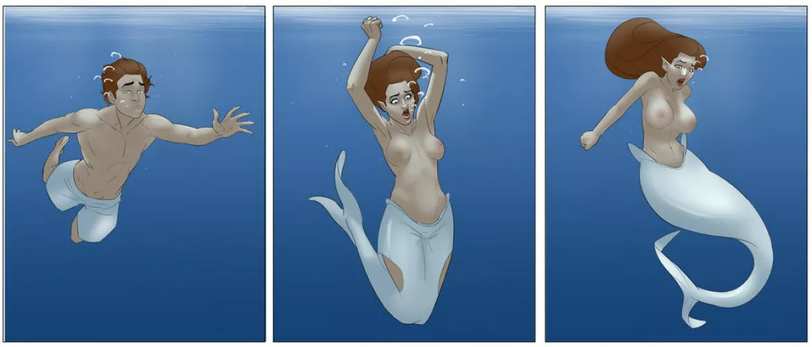 Mermay Transformation by CastleDolphyn (MTF/TG, Mermaid) by not4myprimary