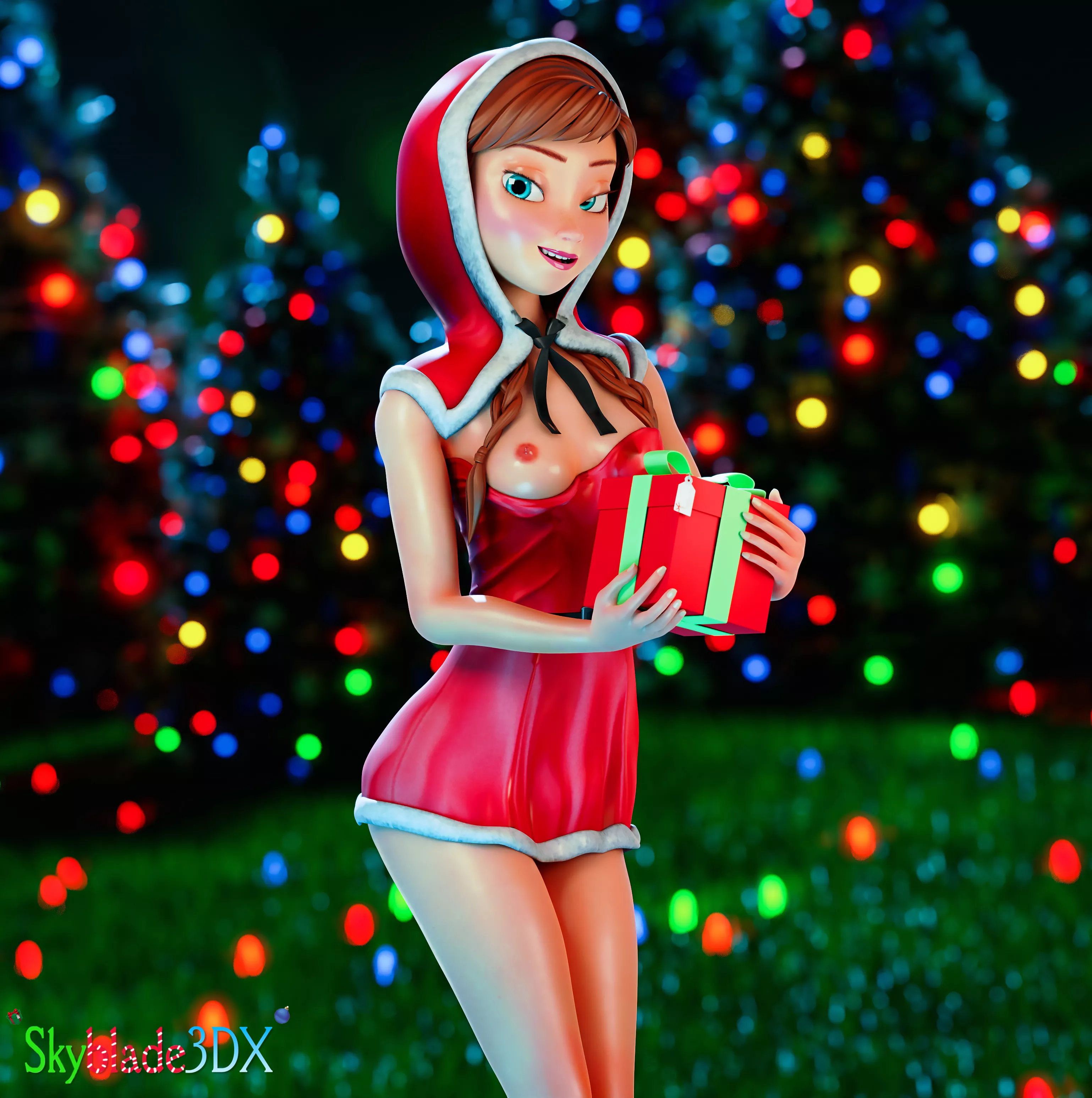 Merry Christmas from Anna! posted by Skyblade3DX