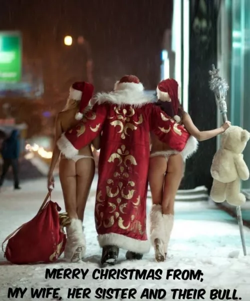 Merry Christmas from us to you! by ILoveToShareMyWife69