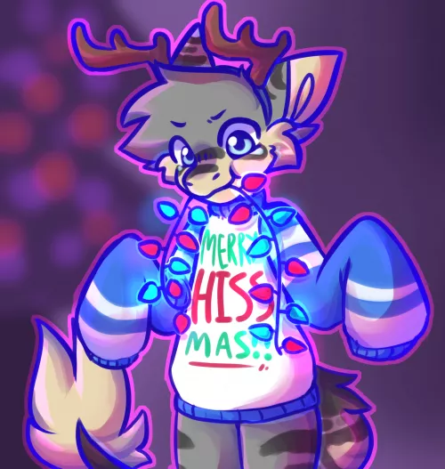 merry hiss-mas! [OC0 by lenixtt
