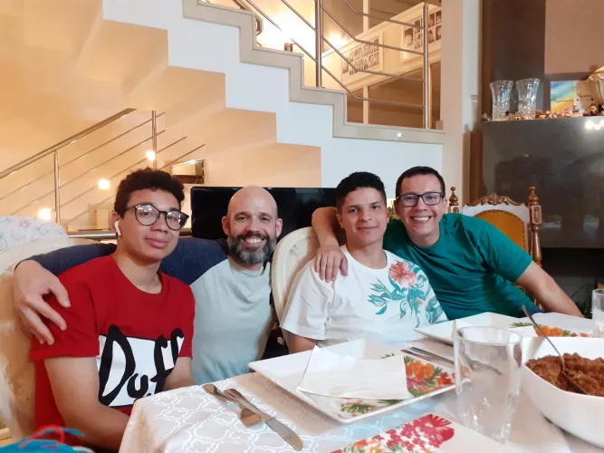 Merry Xmas from me, my husband and our sons :)