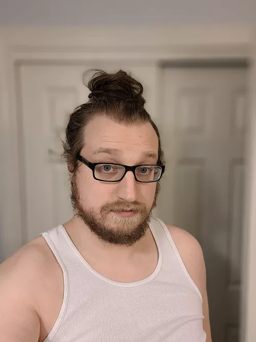 Messy bun days are always great. by electrickatana