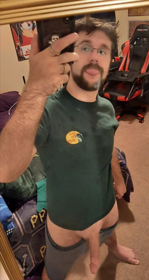 Messy hair, clean cock by SexyGeekAlways