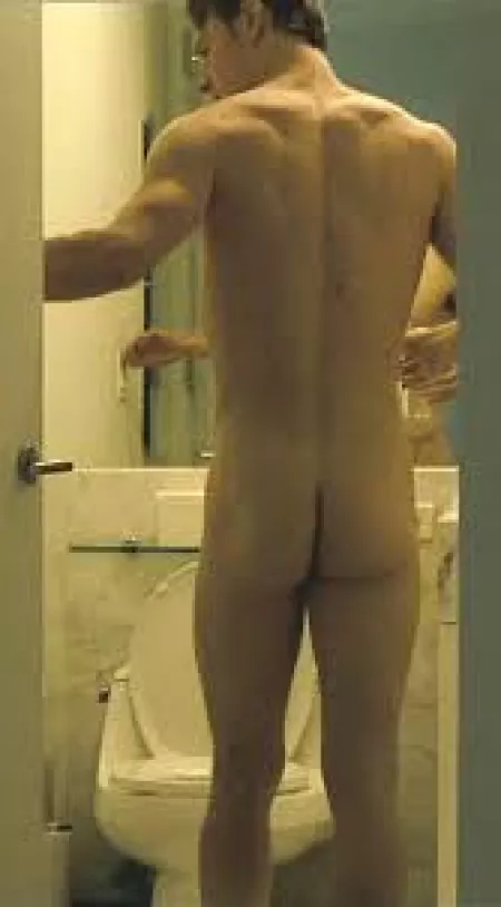 Michael Fassbender, actor naked in the 2011 film Shame. by Sardonicus83