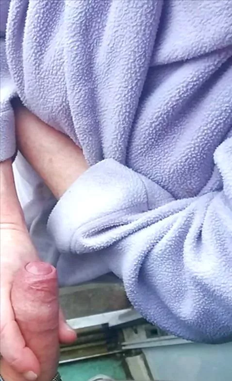 Michelle holding my cock when she answered the door to me posted by TheMoleStation