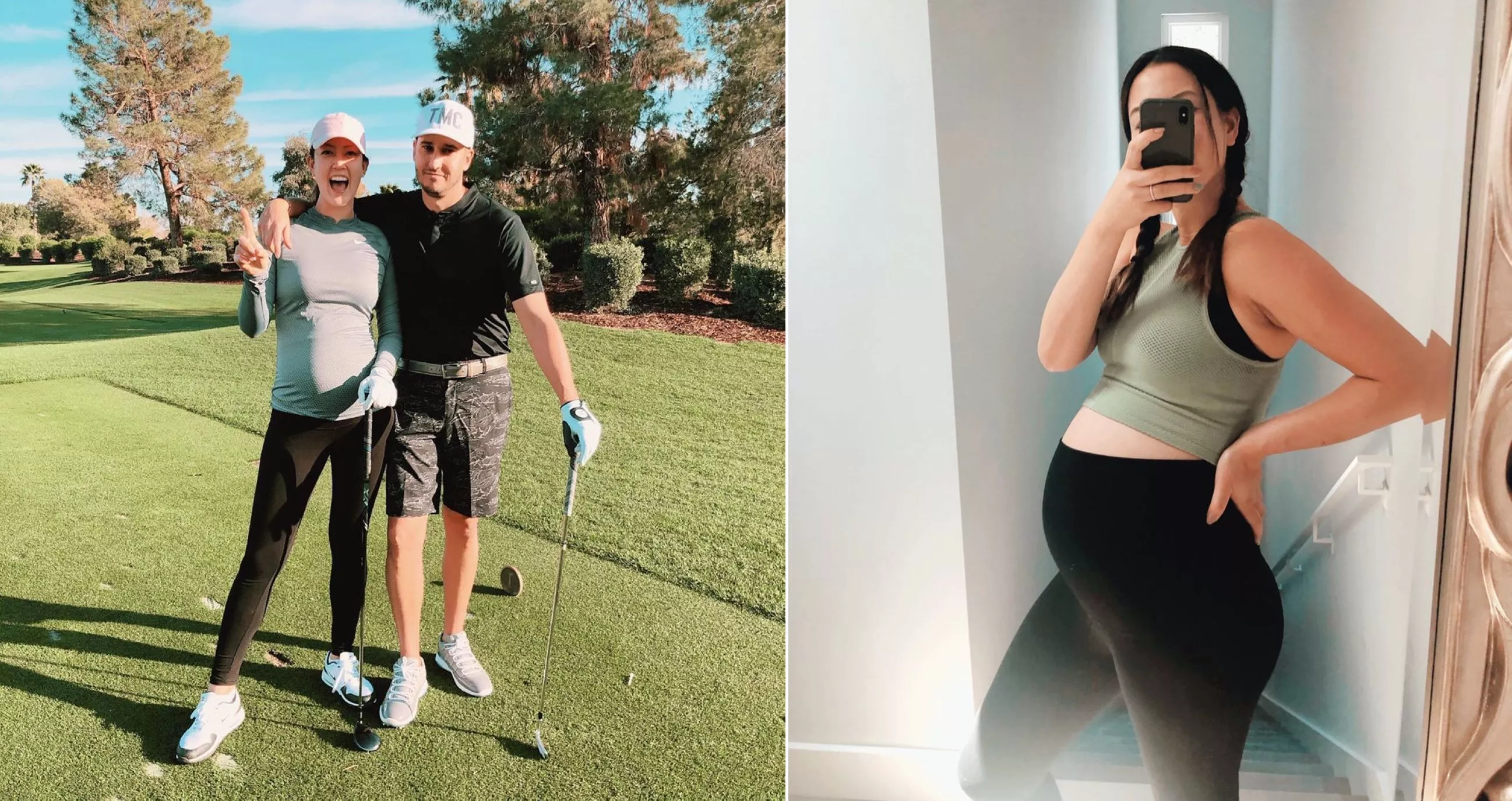 Michelle Wie West pregnant with daughter Makenna posted by Lowietski