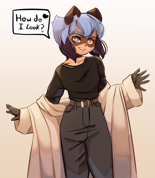 Michiru dressed as Shirou [Brand New Animal] (Cerbross) by Cerbross