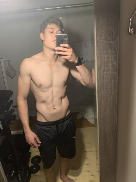 Mid workout by Totalbones