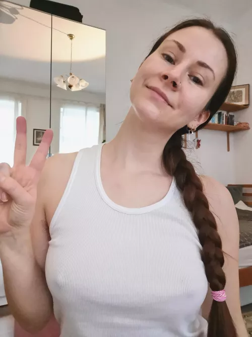 Mid-workout selfie by ZornAllein