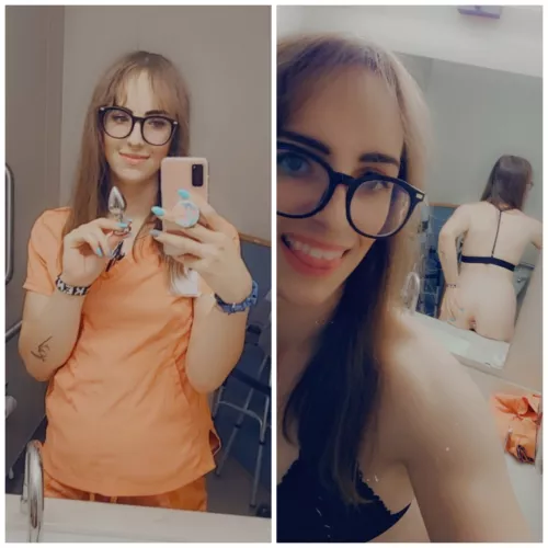 Might be a little distracted at work today 😅 by Naughty-Nurse-Kay